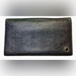 EUC Authentic BVLGARI Clutch B Zero 1 leather long bifold wallet